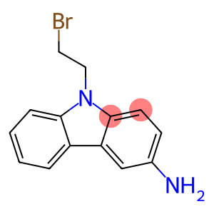 9H-Carbazol-3-amine, 9-(2-bromoethyl)-