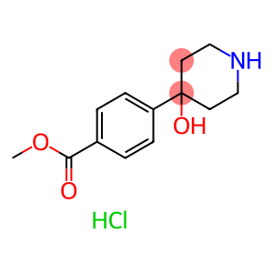 Methyl 4-(4-hydroxypiperidin-4-yl)benzoate hydrochloride