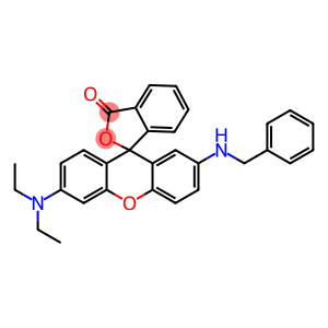 3'-(Diethylamino)-7'-benzylaminospiro[isobenzofuran-1(3H),9'-[9H]xanthen]-3-one