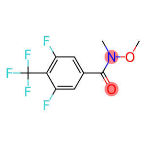 3,5-Difluoro-N-methoxy-N-methyl-4-(trifluoromethyl)benzamide