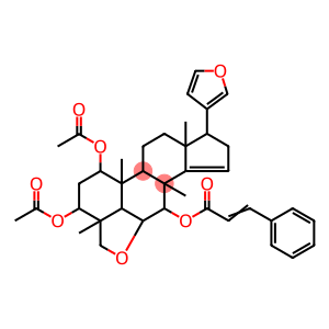 17α-(3-Furyl)-4,5,5',6-tetrahydro-4β,8-dimethylandrost-5-eno[6,5,4-bc]furan-14-ene-1α,3α,7α-triol 1,3-diacetate 7-(3-phenylpropenoate)