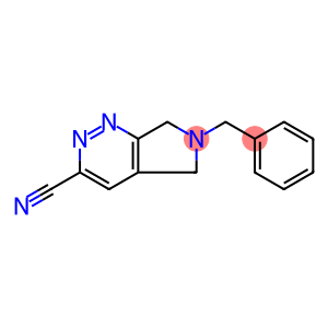 5H-Pyrrolo[3,4-c]pyridazine-3-carbonitrile, 6,7-dihydro-6-(phenylmethyl)-