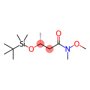 Butanamide, 3-[[(1,1-dimethylethyl)dimethylsilyl]oxy]-N-methoxy-N-methyl-, (3R)-