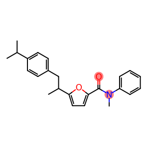 5-(1-(4-isopropylphenyl)propan-2-yl)-N-methyl-N-phenylfuran-2-carboxamide