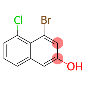 1-溴-3-羟基-8-氯-萘