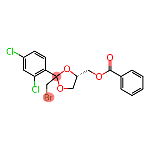 1,3-Dioxolane-4-methanol, 2-(bromomethyl)-2-(2,4-dichlorophenyl)-, 4-benzoate, (4S)-