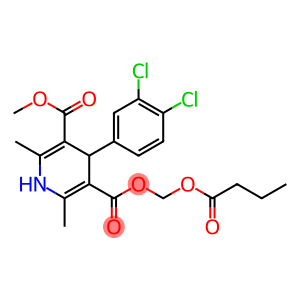 3-((butyryloxy)methyl)5-methyl4-(3,4-dichlorophenyl)-2,6-dimethyl-1,4-dihydropyridine-3,5-dicarboxylate