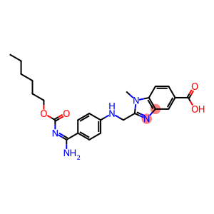 1H-Benzimidazole-5-carboxylic acid, 2-[[[4-[(E)-amino[[(hexyloxy)carbonyl]imino]methyl]phenyl]amino]methyl]-1-methyl-