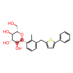 (2S,3R,4S,5S,6R)-2-(hydroxymethyl)-6-(2-methyl-3-((5-phenylthiophen-2-yl)methyl)phenyl)tetrahydro-2H-pyran-3,4,5-triol