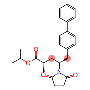 1-Pyrrolidinebutanoic acid, γ-([1,1'-biphenyl]-4-ylmethyl)-α-methyl-2,5-dioxo-, 1-methylethyl ester, (αR,γS)-