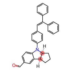 (3AS,8BS)-4-(4-(2,2-二苯基乙烯基)苯基)-1,2,3,3A,4,8B-六氢环戊[B]吲哚-7-甲醛