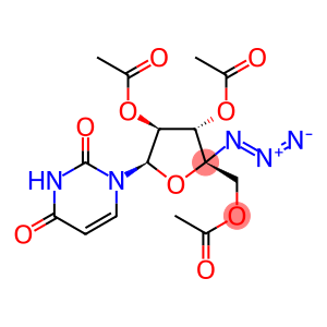 (2R,3S,4S,5R)-2-(乙酰氧基甲基)-2-叠氮基-5-(2,4-二氧代-3,4-二氢嘧啶-1(2H)-基)四氢呋喃-3,4-二基二乙酸酯