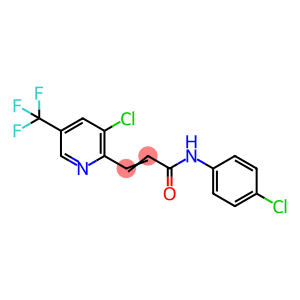 2-Propenamide, N-(4-chlorophenyl)-3-[3-chloro-5-(trifluoromethyl)-2-pyridinyl]-