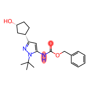 benzyl N-[2-tert-butyl-5-[(1S,3R)-3-hydroxycyclopentyl]pyrazol-3-yl]carbamate