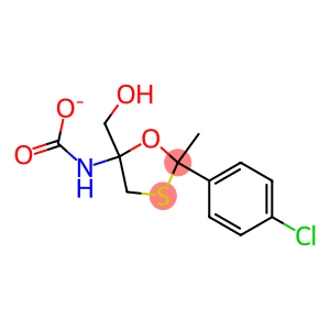 1,3-Oxathiolane-5-methanol, 2-(4-chlorophenyl)-2-methyl-, 5-carbamate