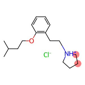 1-[2-(3-methylbutoxy)phenethyl]pyrrolidinium chloride