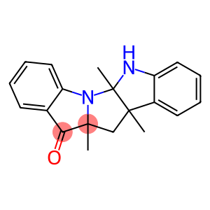 6,10b,11,11a-Tetrahydro-5a,10b,11a-trimethylpyrrolo[1,2-a:5,4-b']diindol-12(5aH)-one