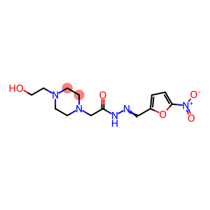 N'-[(5-Nitrofuran-2-yl)methylene]-4-(2-hydroxyethyl)-1-piperazineacetic acid hydrazide