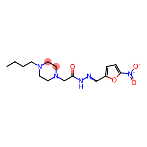 N'-[(5-Nitrofuran-2-yl)methylene]-4-butyl-1-piperazineacetic acid hydrazide