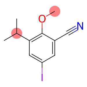 5-Iodo-2-methoxy-3-(1-methylethyl)benzonitrile