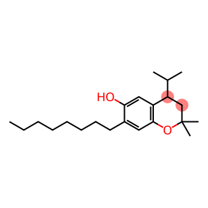 3,4-dihydro-4-isopropyl-2,2-dimethyl-7-octyl-2H-1-benzopyran-6-ol