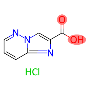 Imidazo[1,2-b]pyridazine-2-carboxylic acid, hydrochloride (1:1)