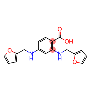 Benzoic acid, 2,4-bis[(2-furanylmethyl)amino]-