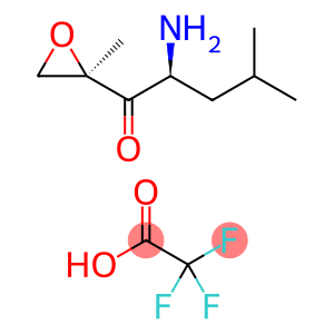 (2S)-2-氨基-4-甲基-1-[(2R)-2-甲基环氧乙烷基]-1-戊酮三氟乙酸盐