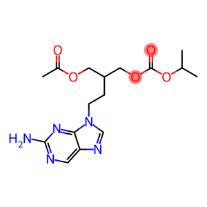 Carbonic acid, 2-[(acetyloxy)methyl]-4-(2-amino-9H-purin-9-yl)butyl 1-methylethyl ester