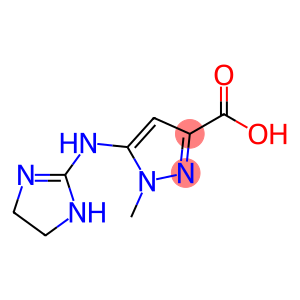 1H-Pyrazole-3-carboxylic acid, 5-[(4,5-dihydro-1H-imidazol-2-yl)amino]-1-methyl-