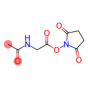 Acetamide, N-[2-[(2,5-dioxo-1-pyrrolidinyl)oxy]-2-oxoethyl]- (9CI)