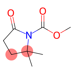 1-Pyrrolidinecarboxylic  acid,  2,2-dimethyl-5-oxo-,  methyl  ester