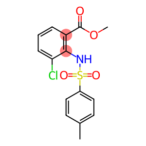 Benzoic acid, 3-chloro-2-[[(4-methylphenyl)sulfonyl]amino]-, methyl ester