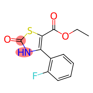 2,3-DIHYDRO-4-(2-FLUOROPHENYL)-2-OXO-5-THIAZOLECARBOXYLIC ACID ETHYL ESTER