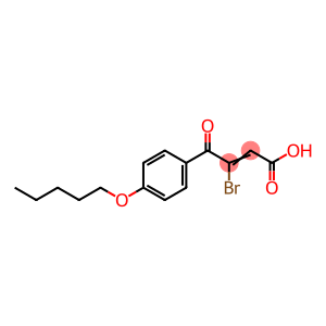 2-Butenoic acid, 3-bromo-4-oxo-4-[4-(pentyloxy)phenyl]-