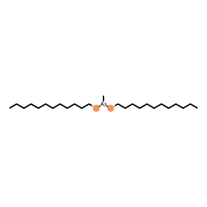 Bis(dodecylsulfanyl)-methylarsane