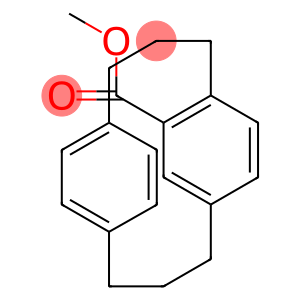 Tricyclo[10.2.2.25,8]octadeca-5,7,12,14(1),15,17-hexene-6-carboxylic acid methyl ester