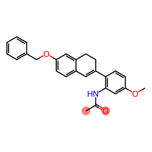 Acetamide, N-[2-[3,4-dihydro-6-(phenylmethoxy)-2-naphthalenyl]-5-methoxyphenyl]-