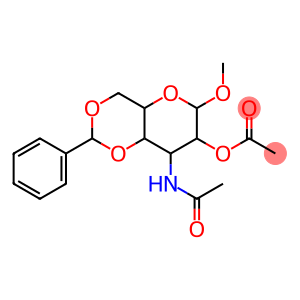 a-D-Glucopyranoside, methyl3-(acetylamino)-3-deoxy-4,6-O-(phenylmethylene)-, 2-acetate