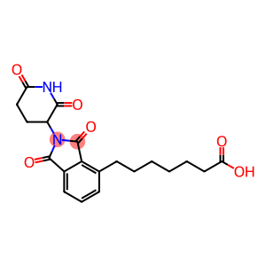 7-(2-(2,6-dioxopiperidin-3-yl)-1,3-dioxoisoindolin-4-yl)heptanoic acid