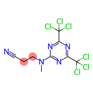 Propanenitrile, 3-[[4,6-bis(trichloromethyl)-1,3,5-triazin-2-yl]methylamino]-