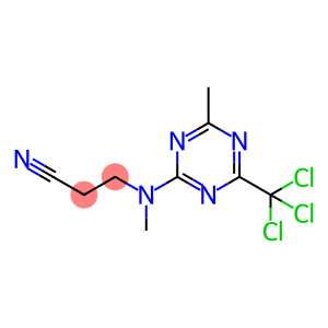 Propanenitrile, 3-[methyl[4-methyl-6-(trichloromethyl)-1,3,5-triazin-2-yl]amino]-