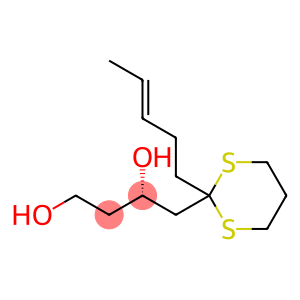 1,3-Butanediol, 4-[2-(3E)-3-penten-1-yl-1,3-dithian-2-yl]-, (3S)-