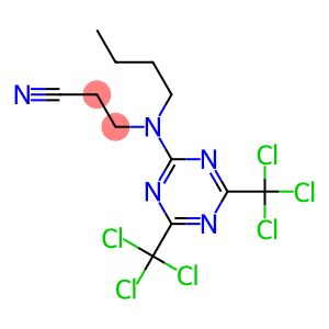 Propanenitrile,3-[[4,6-bis(trichloromethyl)-1,3,5-triazin-2-yl]butylamino]-