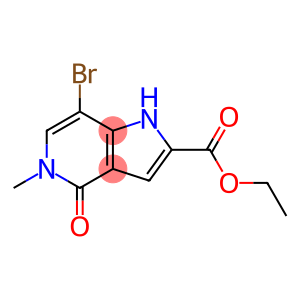 ethyl 7-bromo-5-methyl-4-oxo-4,5-dihydro-1H-pyrrolo[3,2-c]pyridine-2-carboxylate