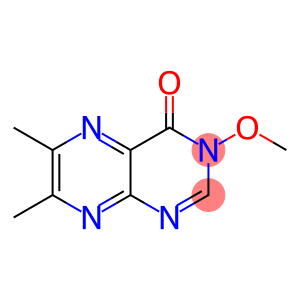 4(3H)-Pteridinone, 3-methoxy-6,7-dimethyl-