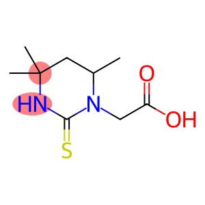 1(2H)-Pyrimidineacetic acid, tetrahydro-4,4,6-trimethyl-2-thioxo-