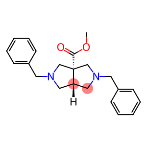 Pyrrolo[3,4-c]pyrrole-3a(1H)-carboxylic acid, hexahydro-2,5-bis(phenylmethyl)-, methyl ester, trans-