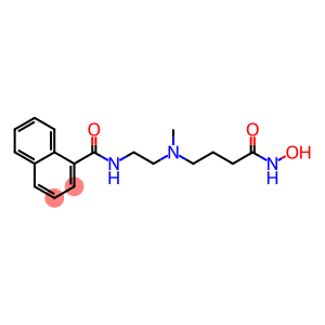 1-Naphthalenecarboxamide, N-[2-[[4-(hydroxyamino)-4-oxobutyl]methylamino]ethyl]-