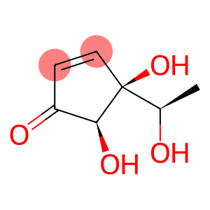 2-Cyclopenten-1-one, 4,5-dihydroxy-4-[(1R)-1-hydroxyethyl]-, (4S,5R)-